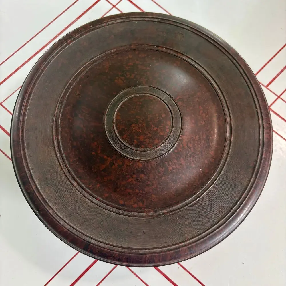Vintage Domart Bakelite Sewing Box Round Art Deco Thread Caddy